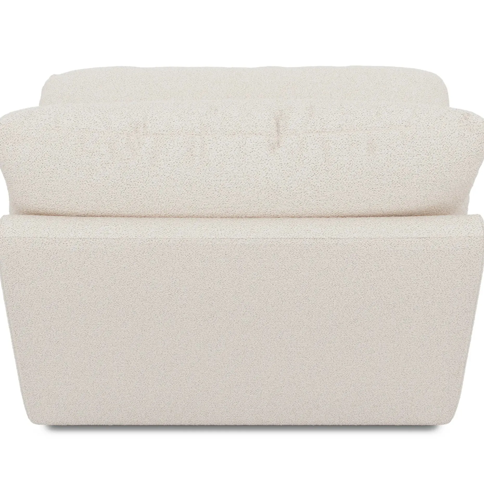 Leigh 39.5" Armless Chair Module - Ivory Wool Bouclé