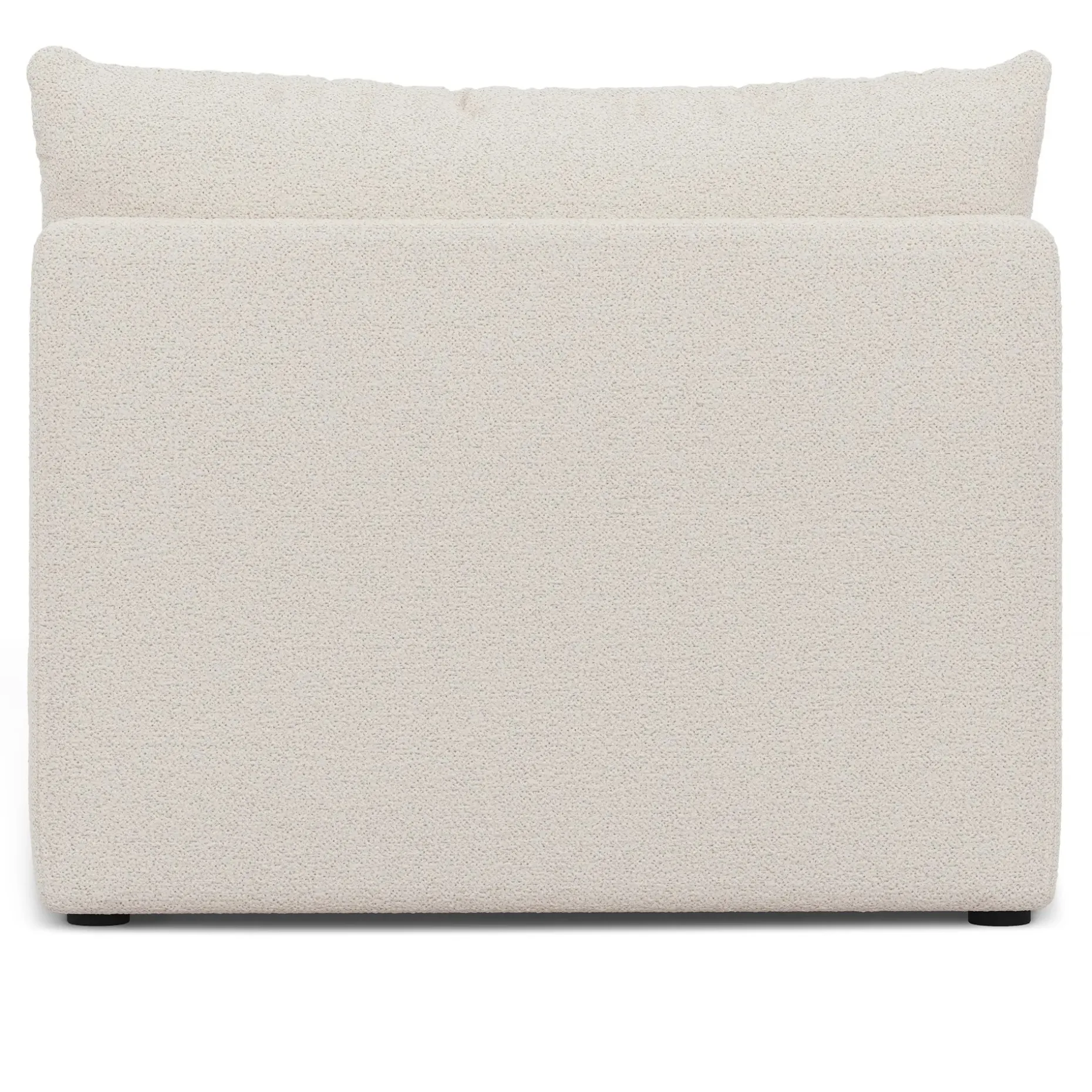 Leigh 39.5" Armless Chair Module - Ivory Wool Bouclé