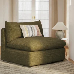 Leigh 39.5" Armless Chair Module - Napa Moss