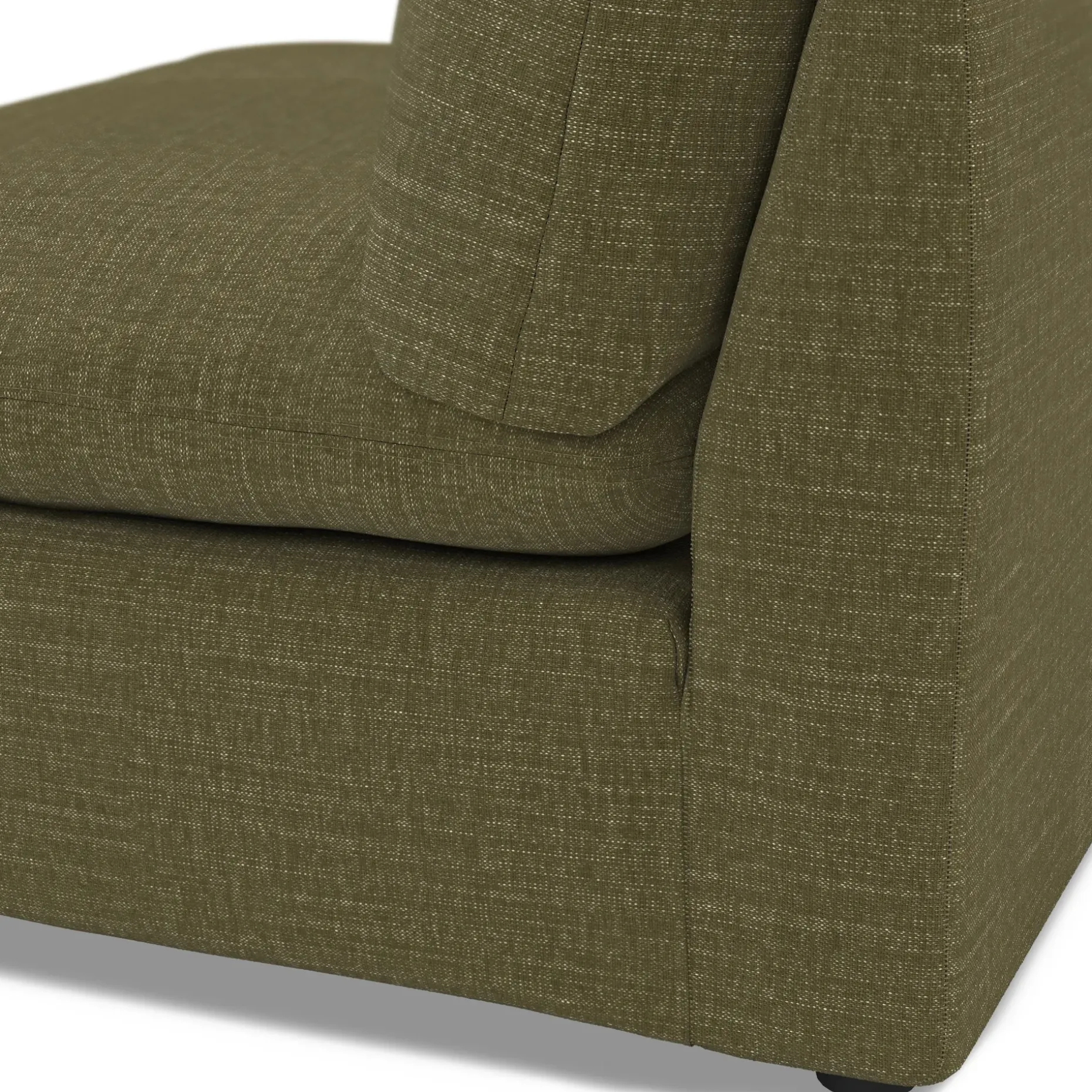 Leigh 39.5" Armless Chair Module - Napa Moss