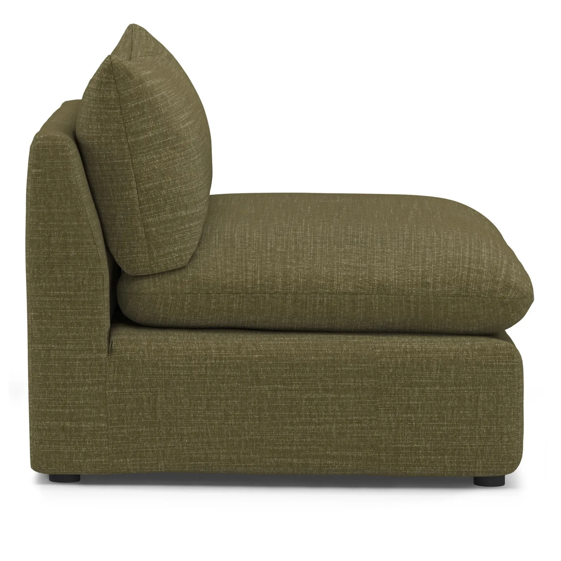 Leigh 39.5" Armless Chair Module - Napa Moss