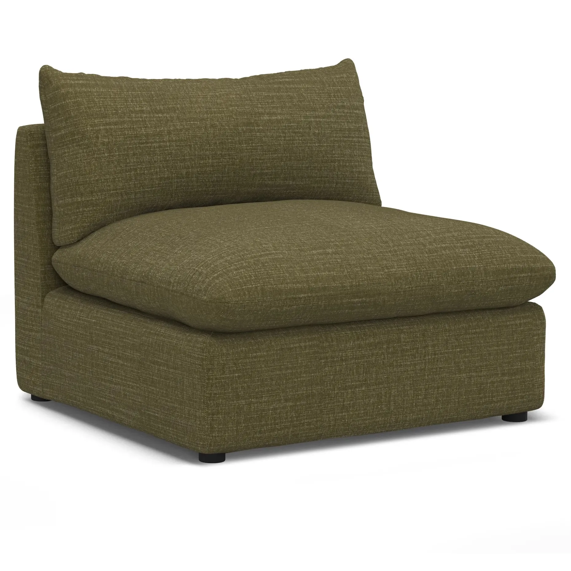 Leigh 39.5" Armless Chair Module - Napa Moss