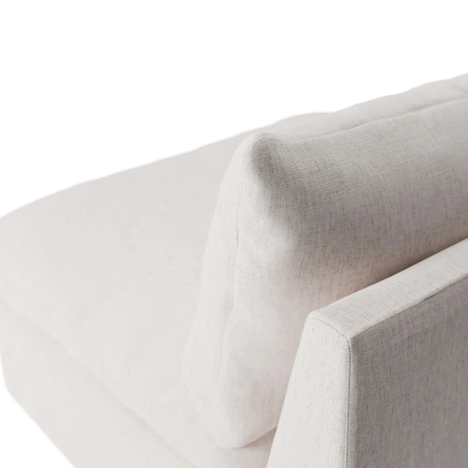 Leigh 39.5" Armless Chair Module - Napa White