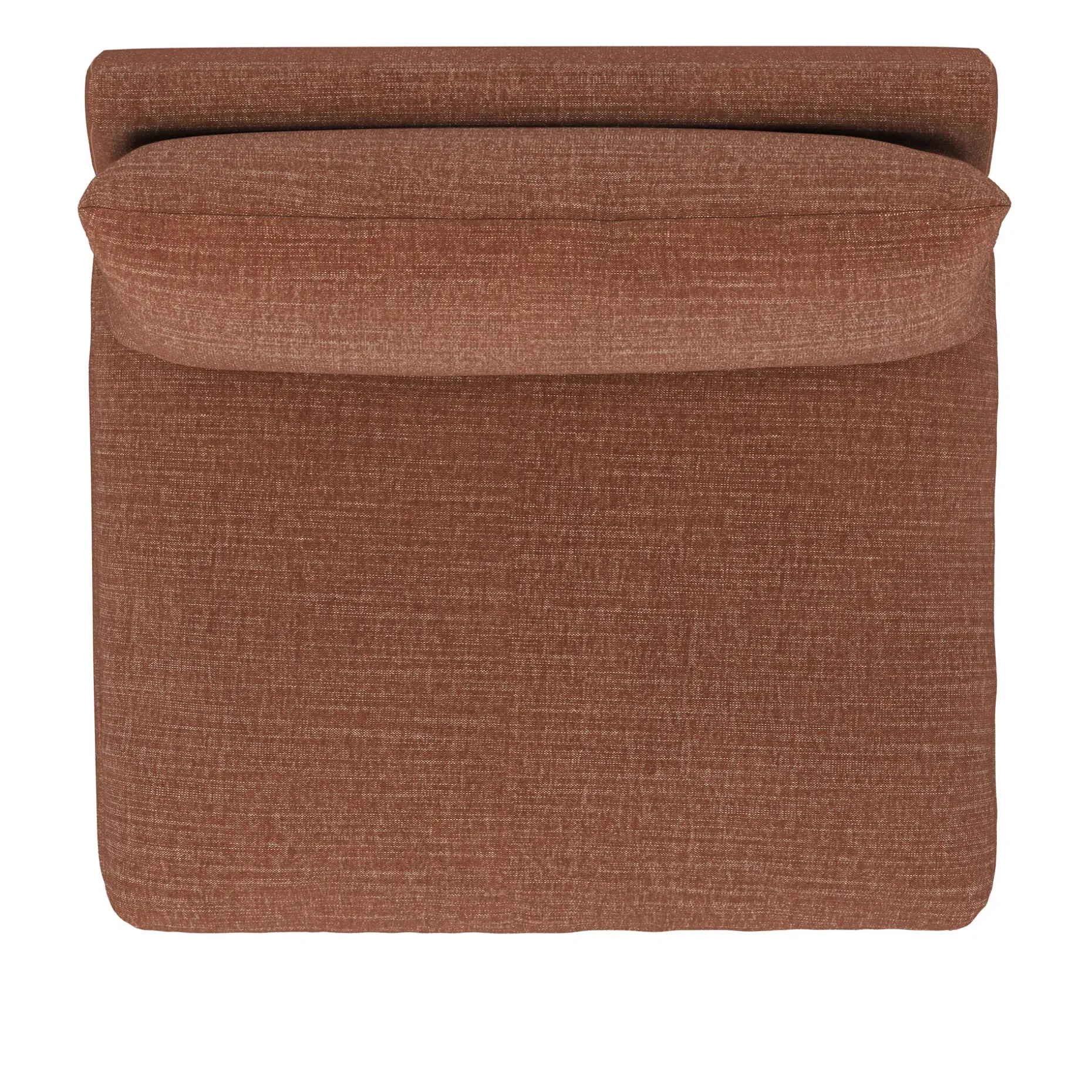 Leigh 39.5" Armless Chair Module - Napa Rust