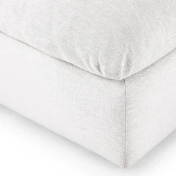 Leigh 39.5" Armless Chair Module - Silver Ivory