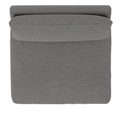 Leigh 39.5" Armless Chair Module - Silver Gray