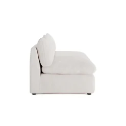 Leigh 79" Armless Modular Sofa - Napa White