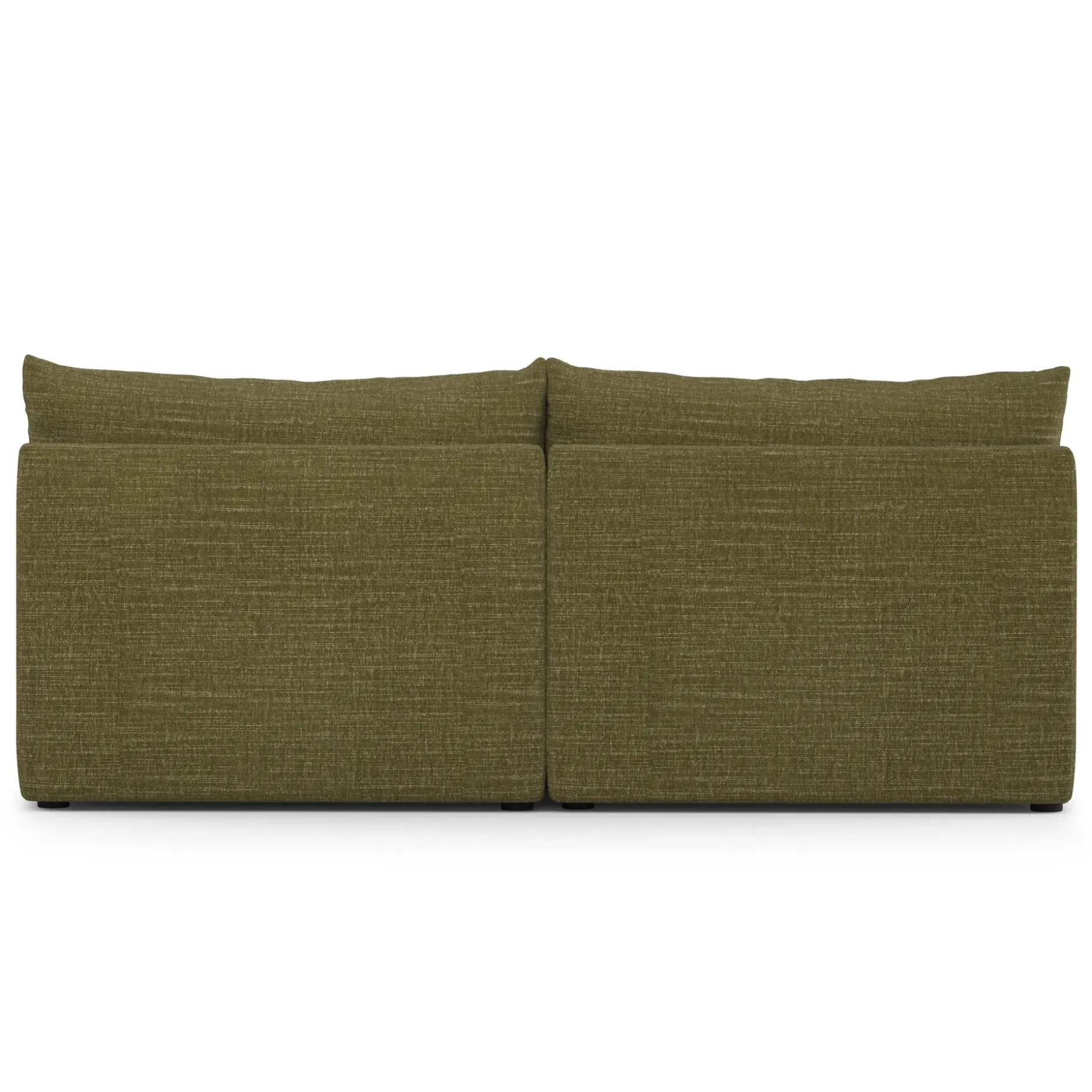 Leigh 79" Armless Modular Sofa - Napa Moss