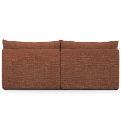 Leigh 79" Armless Modular Sofa - Napa Rust
