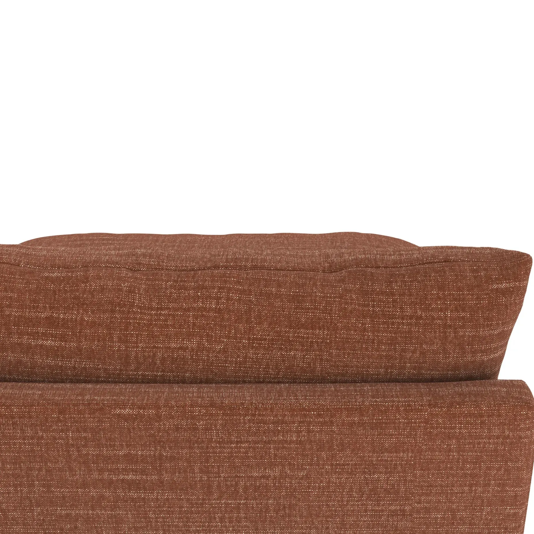 Leigh 79" Armless Modular Sofa - Napa Rust