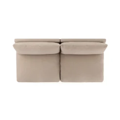 Leigh 79" Armless Modular Sofa - Sandstone Wool Bouclé