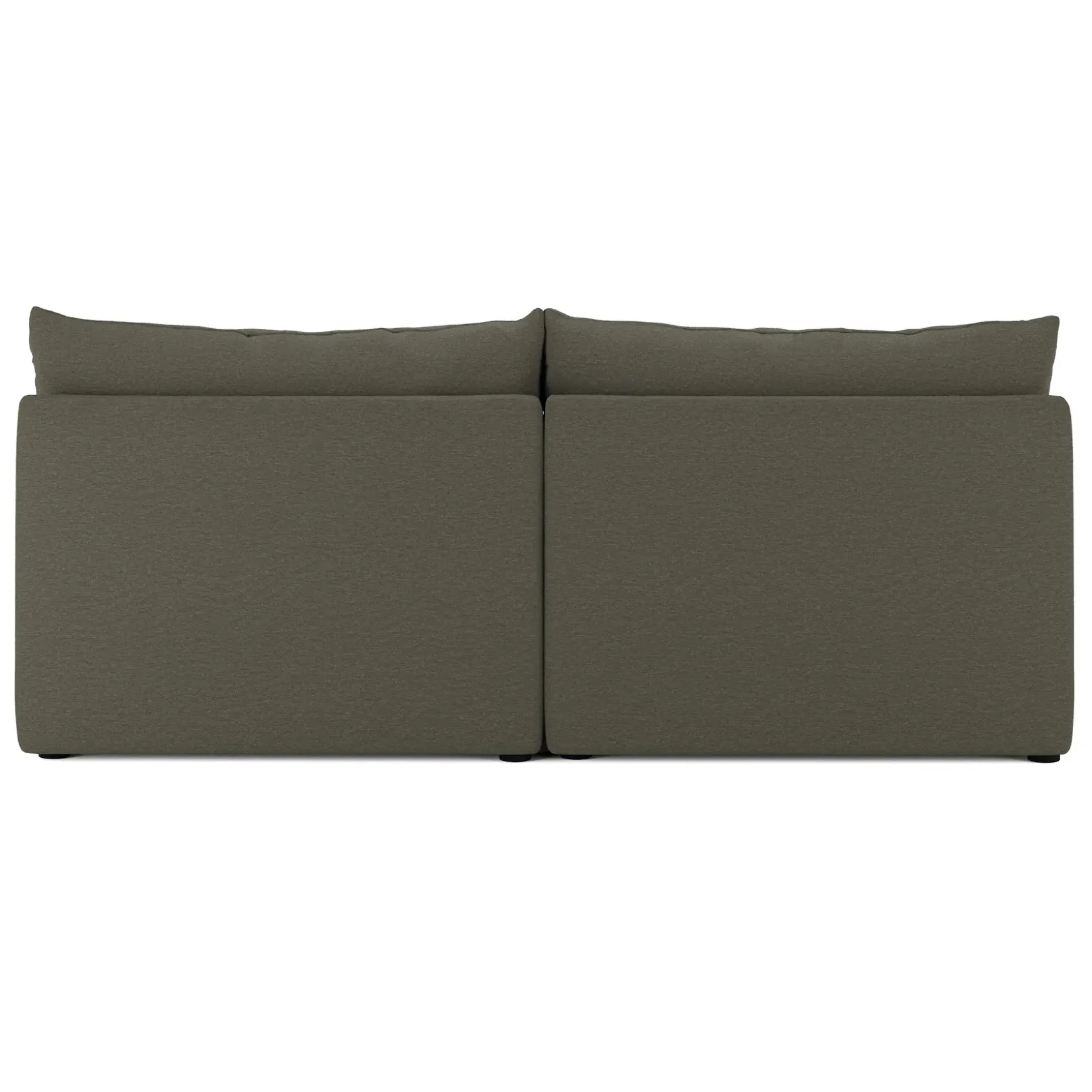 Leigh 79" Armless Modular Sofa - Silver Moss