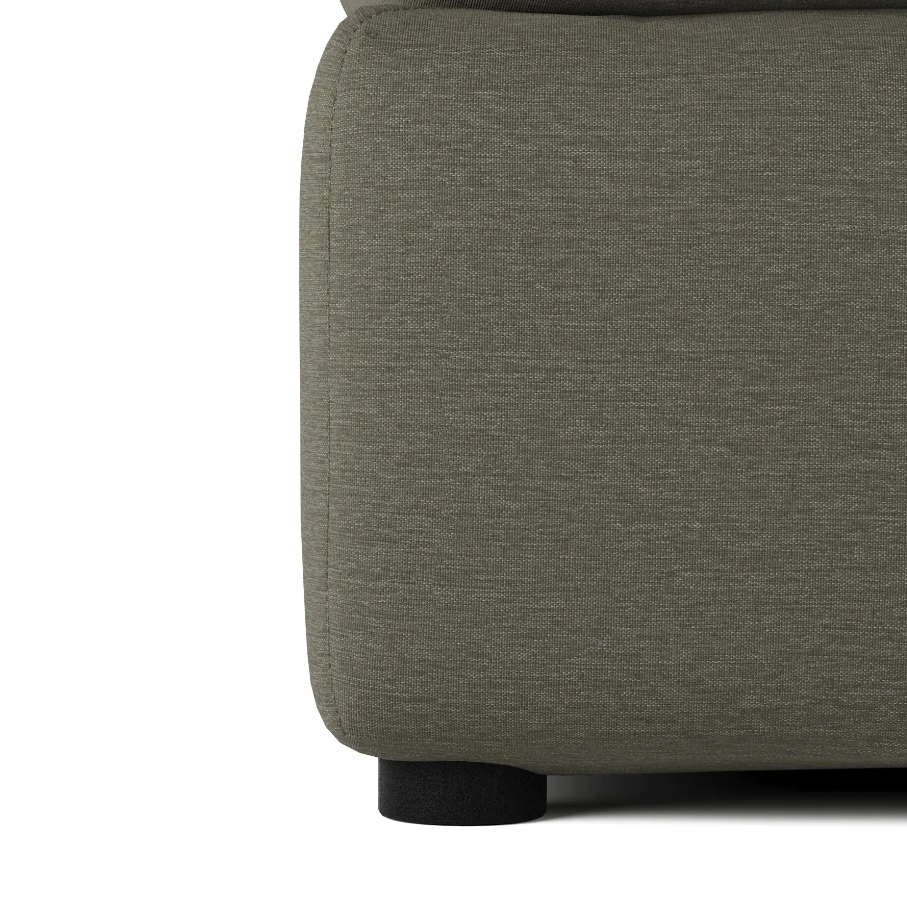Leigh 118" Armless Modular Sofa - Silver Moss