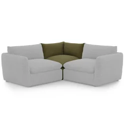 Leigh 41" Corner Chair Module - Napa Moss