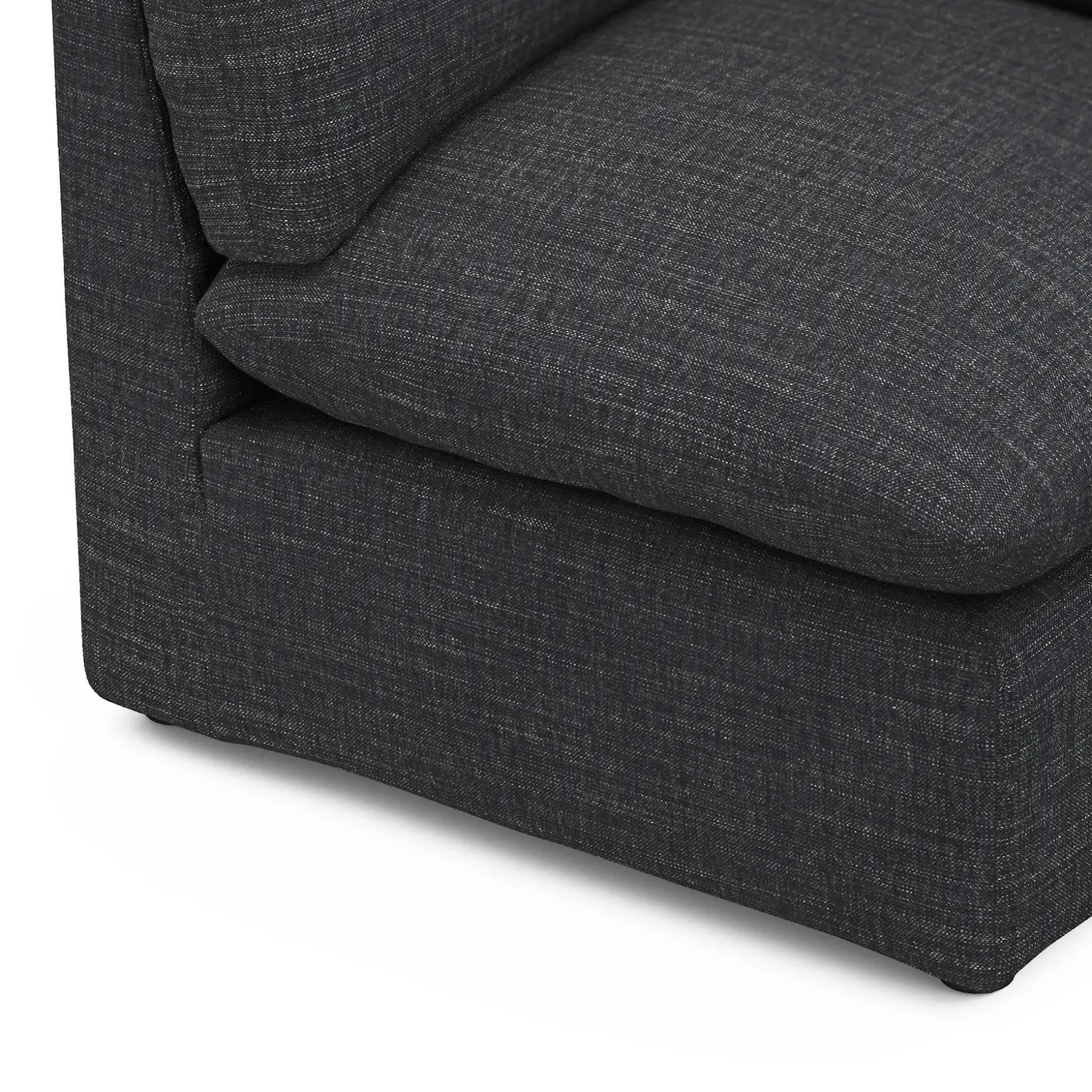 Leigh 41" Corner Chair Module - Napa Charcoal