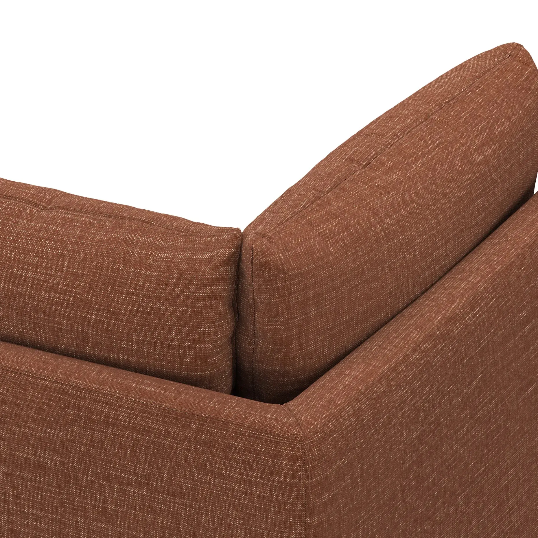 Leigh 41" Corner Chair Module - Napa Rust