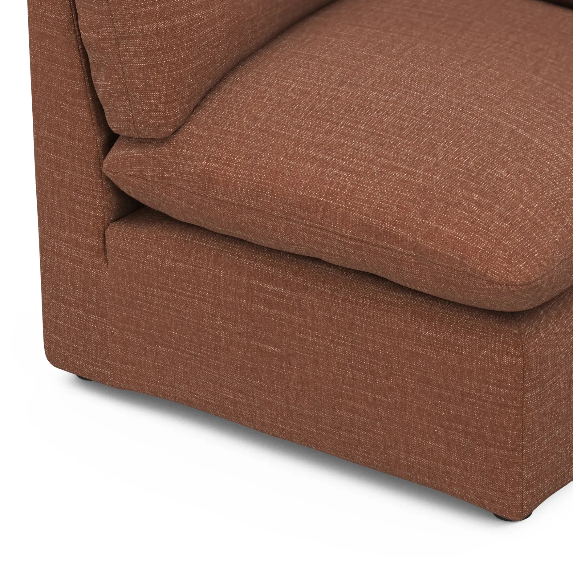 Leigh 41" Corner Chair Module - Napa Rust