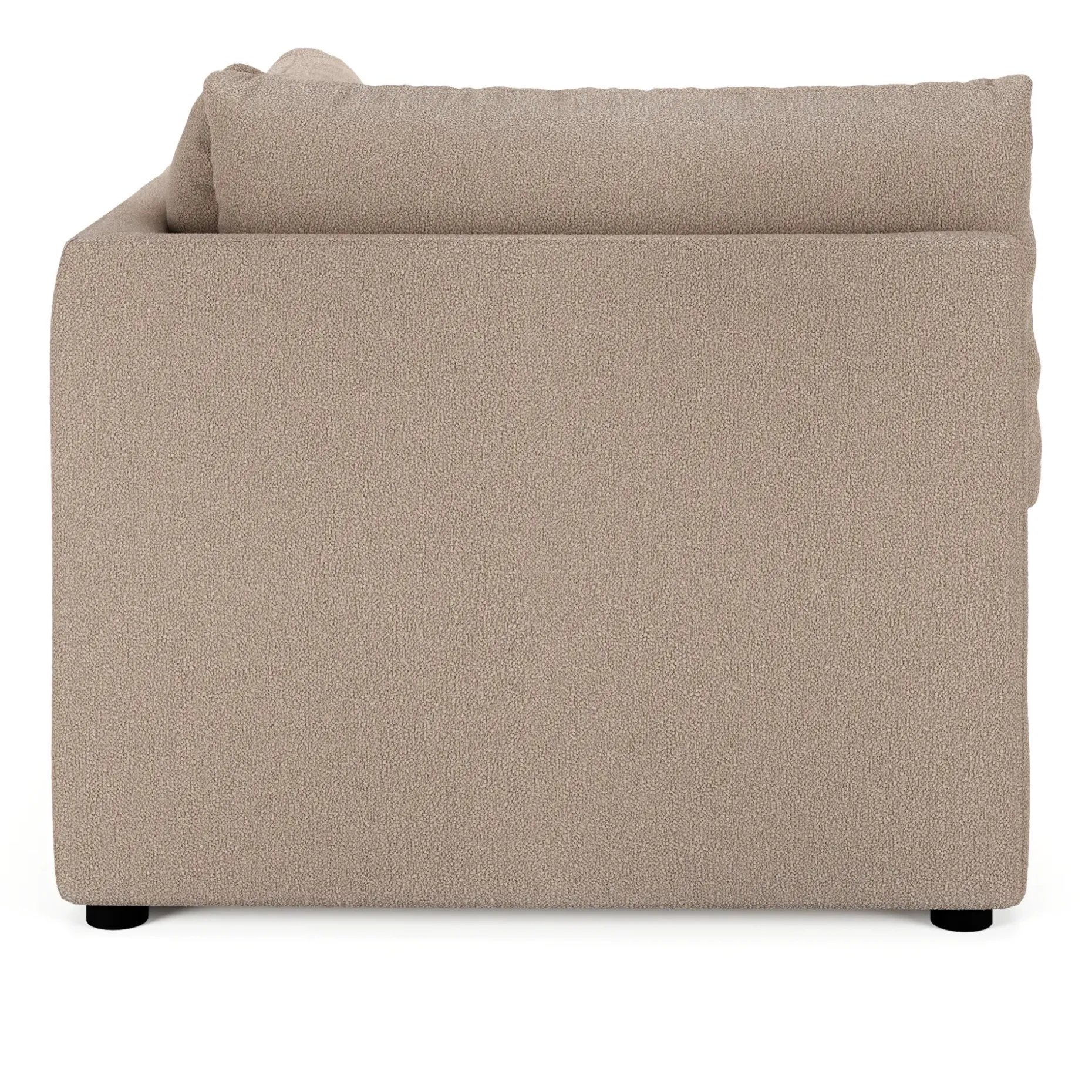 Leigh 41" Corner Chair Module - Sandstone Wool Bouclé