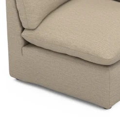 Leigh 41" Corner Chair Module - Silver Taupe