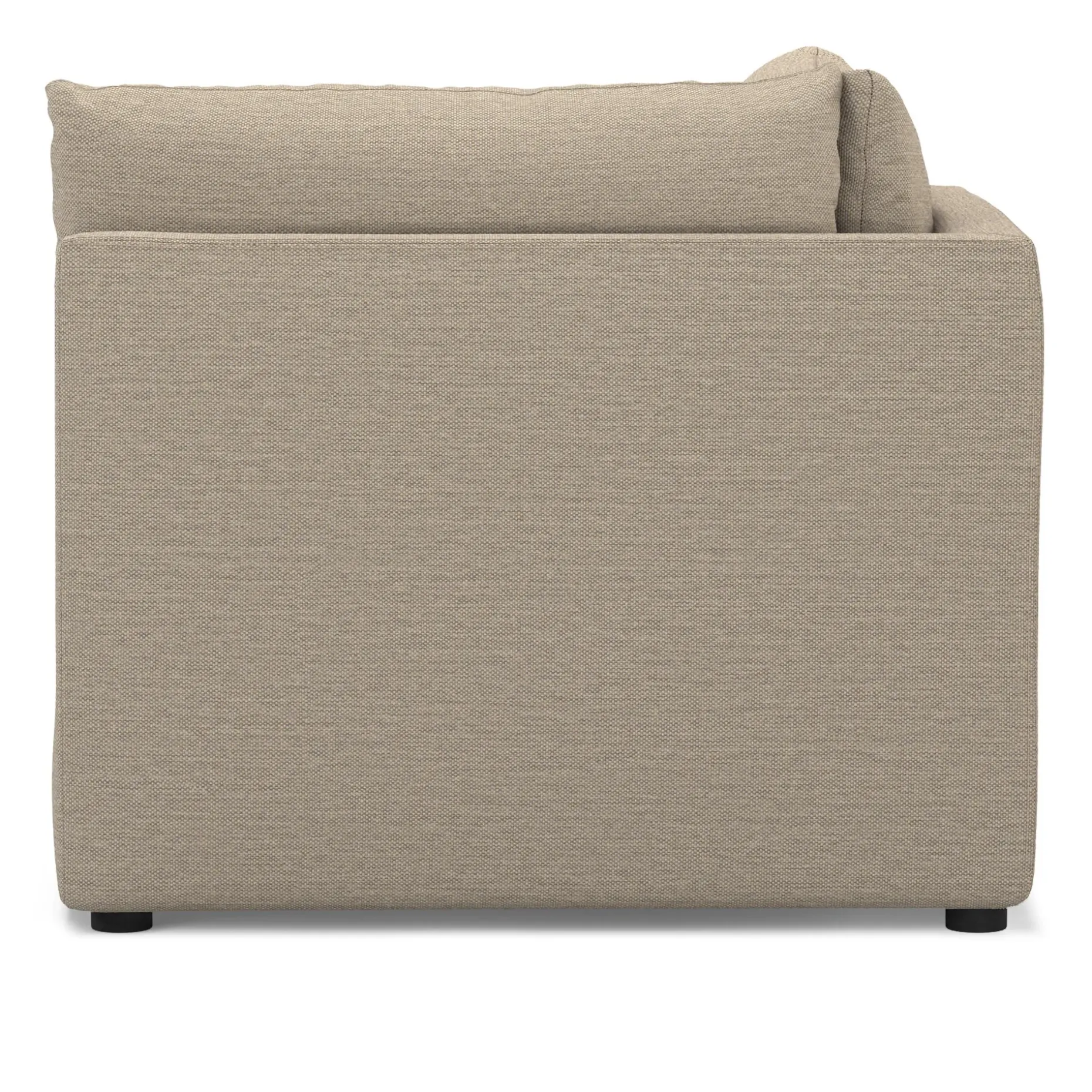 Leigh 41" Corner Chair Module - Silver Taupe