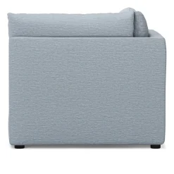 Leigh 41" Corner Chair Module - Silver Light Blue