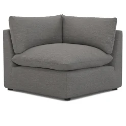 Leigh 41" Corner Chair Module - Silver Gray