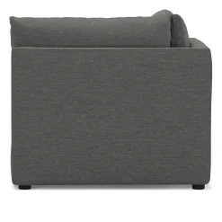 Leigh 41" Corner Chair Module - Silver Gray