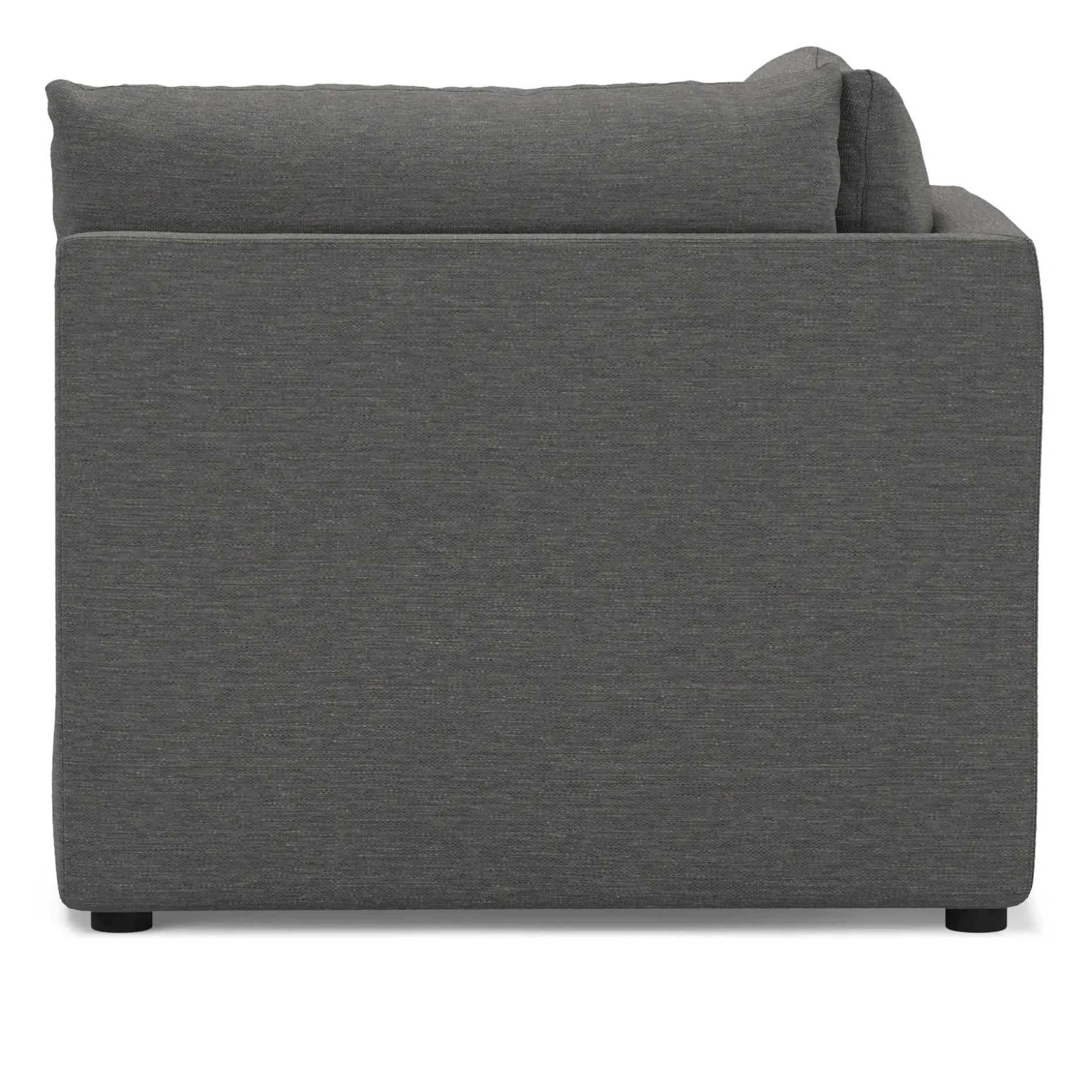 Leigh 41" Corner Chair Module - Silver Gray