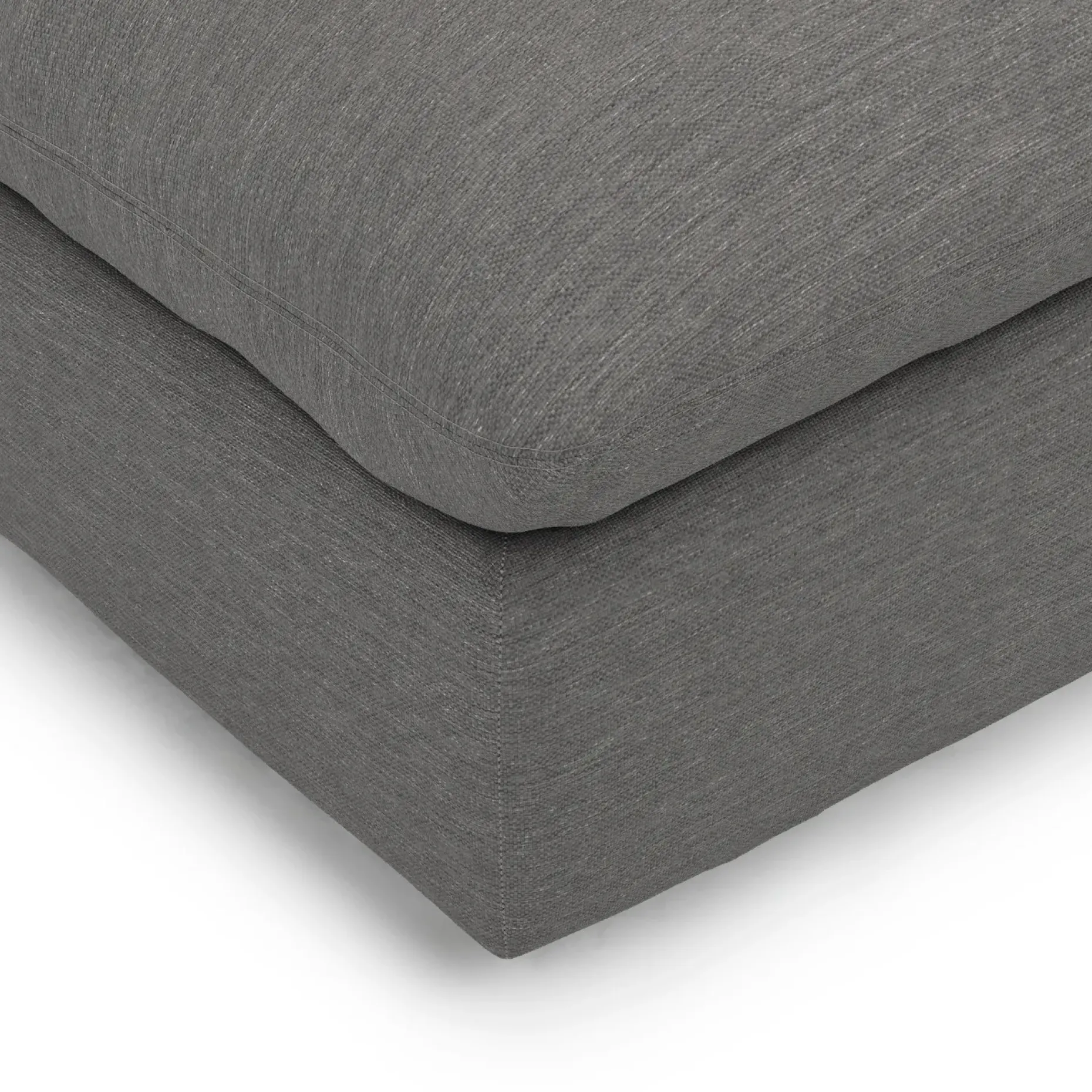 Leigh 41" Corner Chair Module - Silver Gray