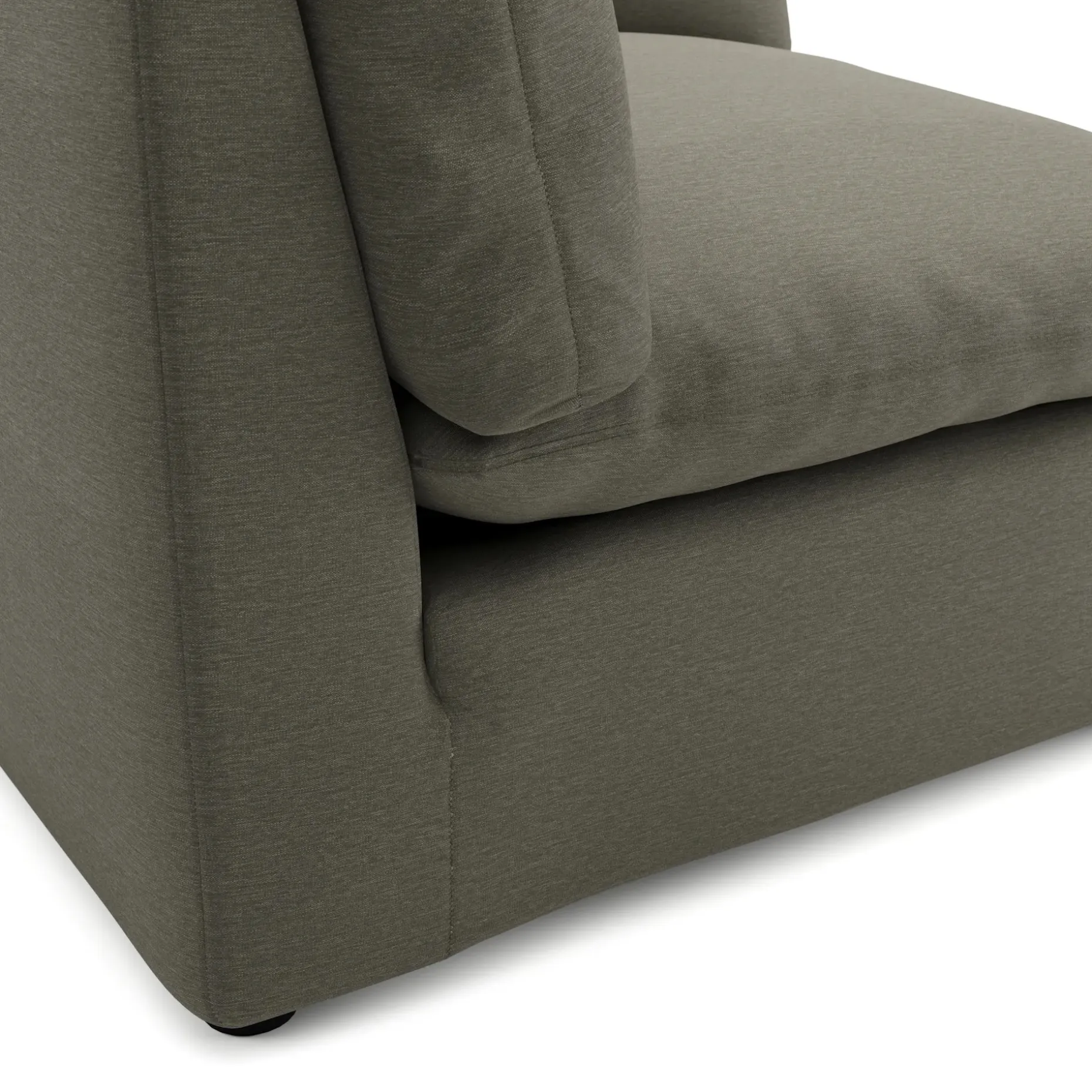 Leigh 41" Corner Chair Module - Silver Moss