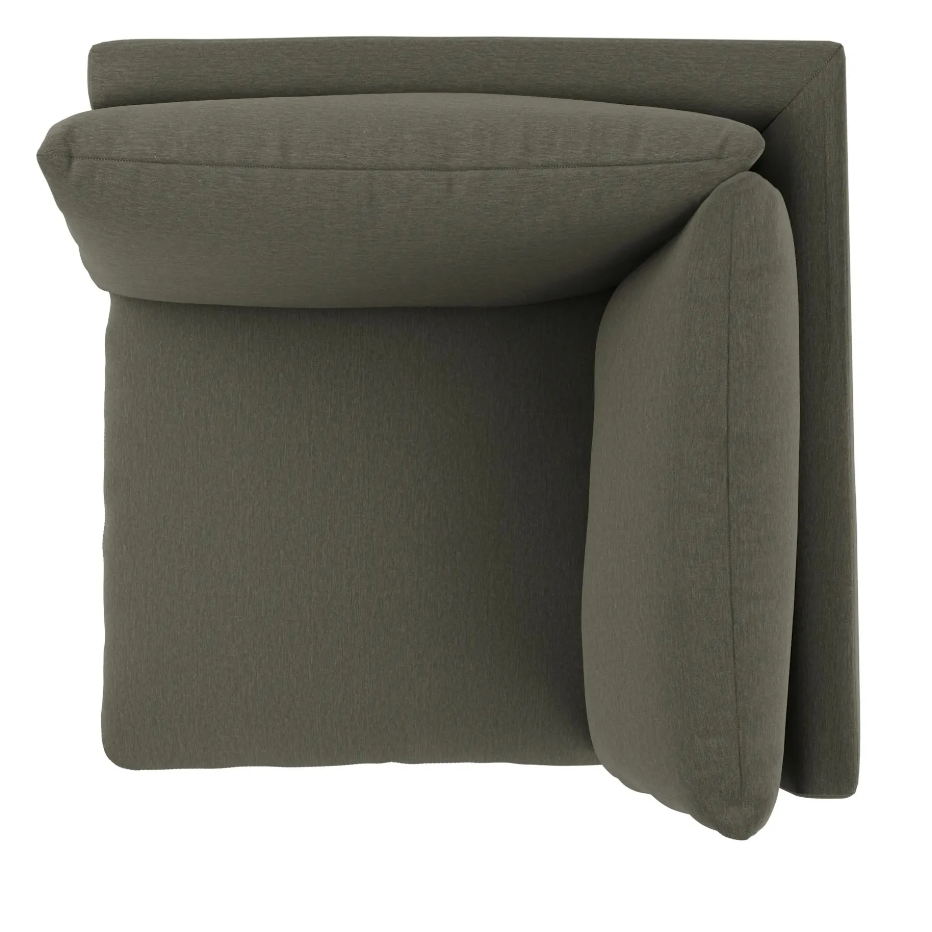 Leigh 41" Corner Chair Module - Silver Moss