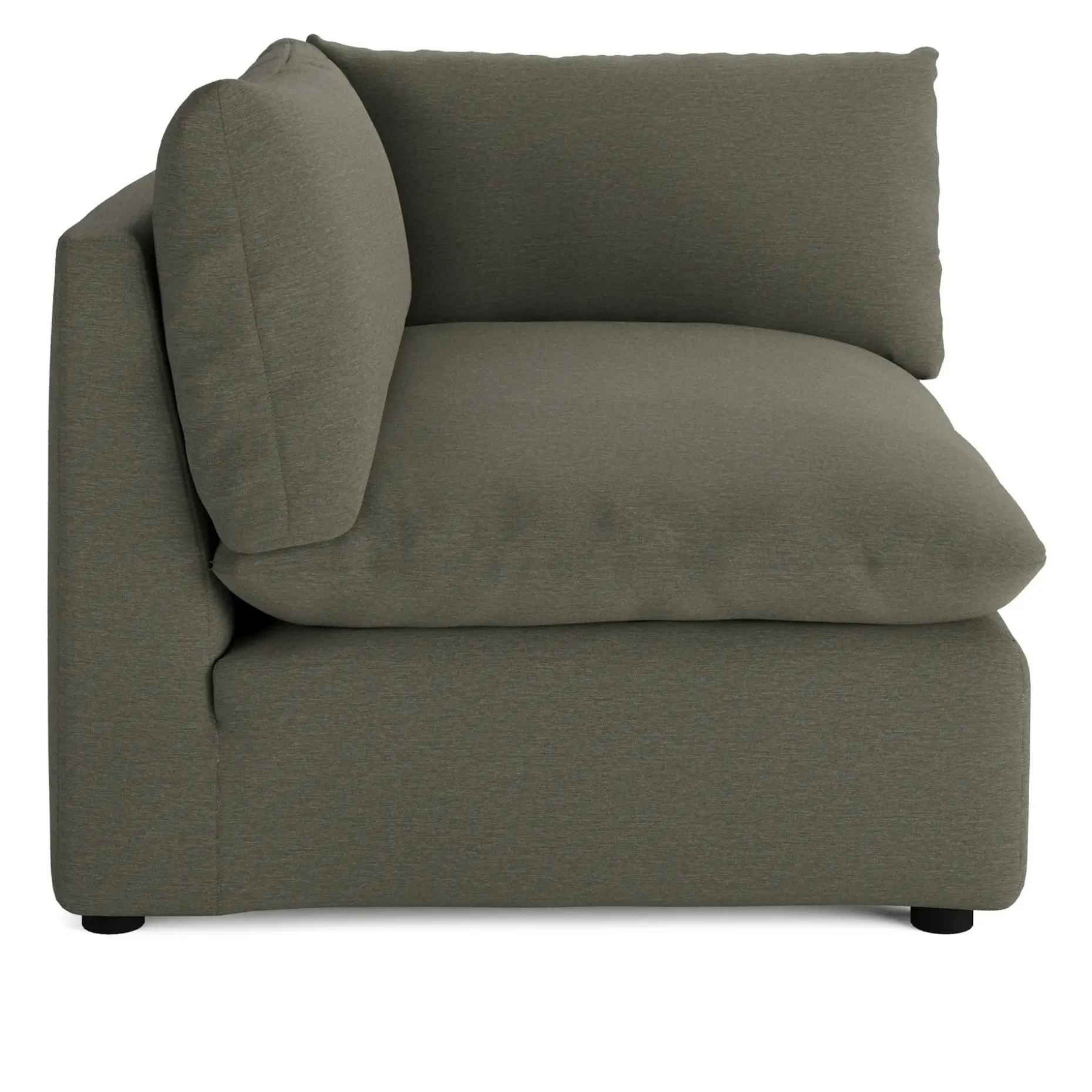 Leigh 41" Corner Chair Module - Silver Moss