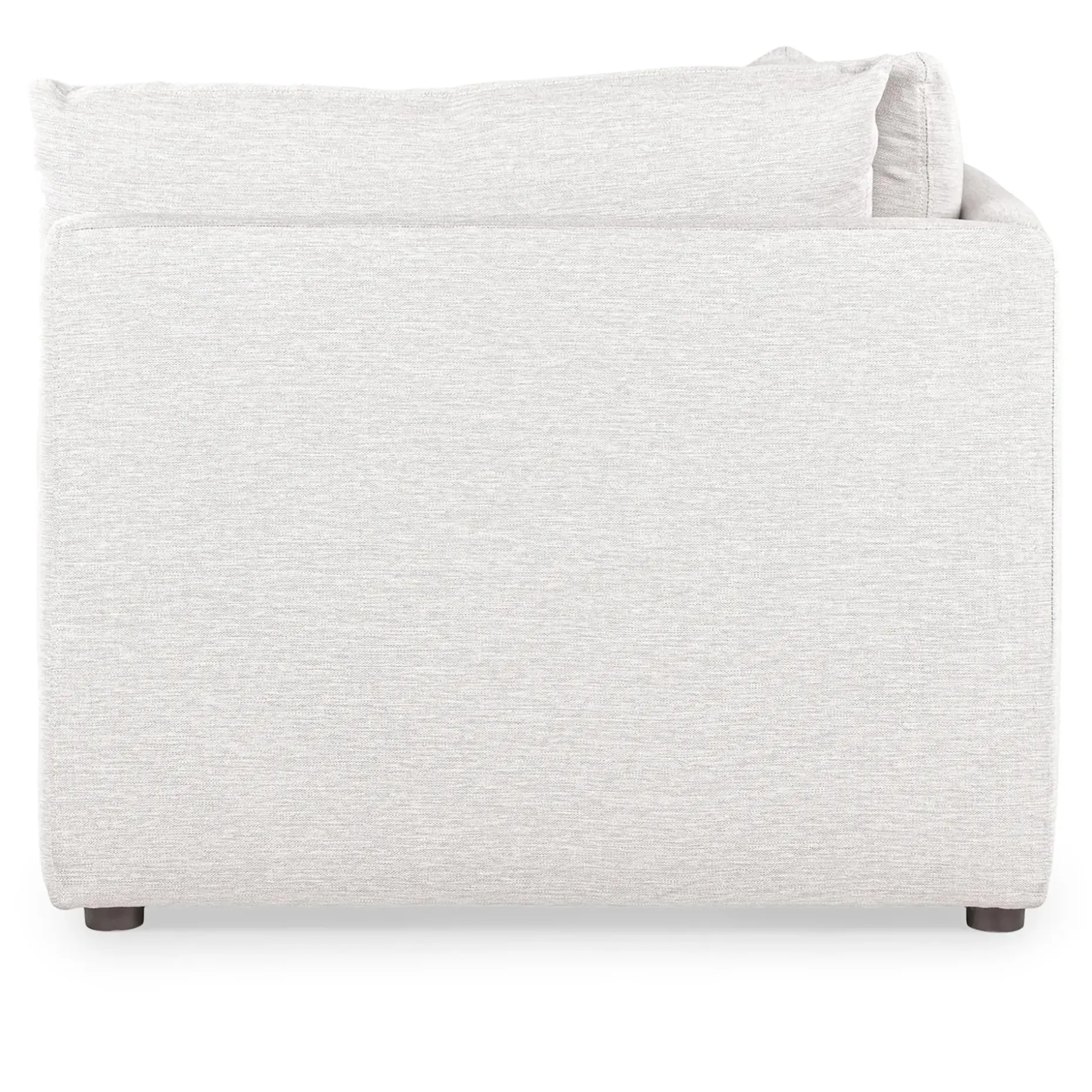 Leigh 41" Corner Chair Module - Silver Ivory