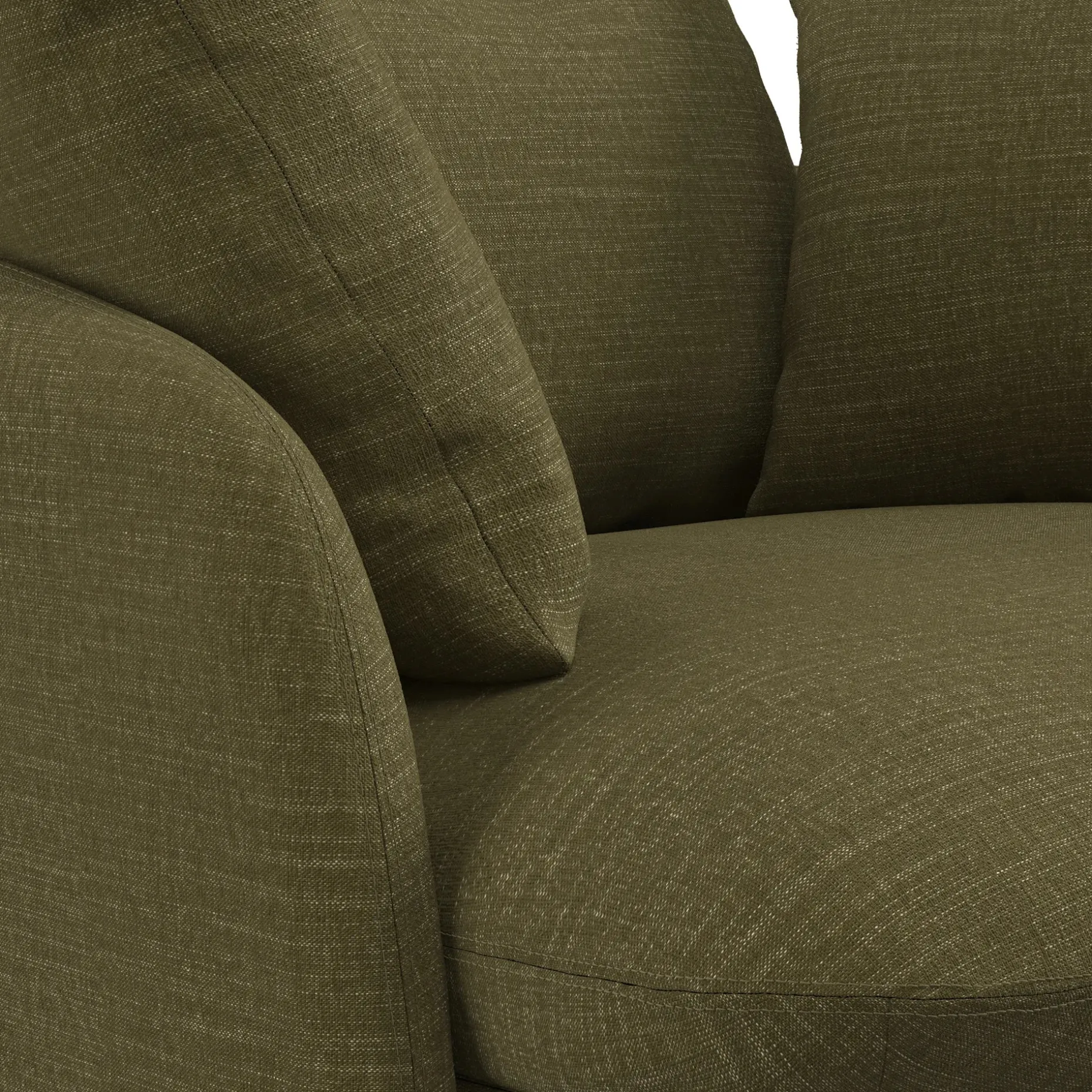 Leigh 47" Grand Swivel Lounge Chair - Napa Moss