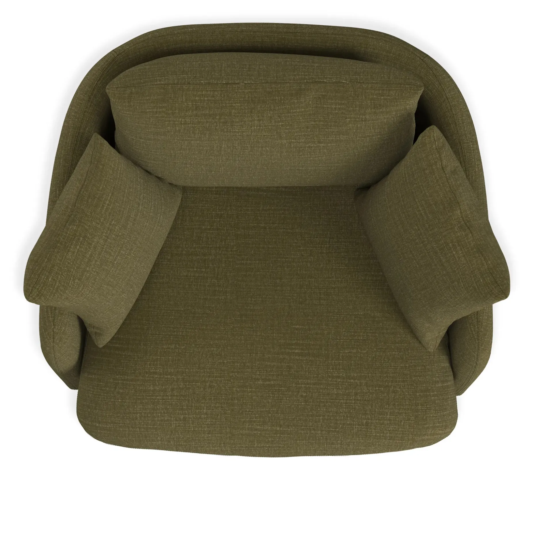 Leigh 47" Grand Swivel Lounge Chair - Napa Moss