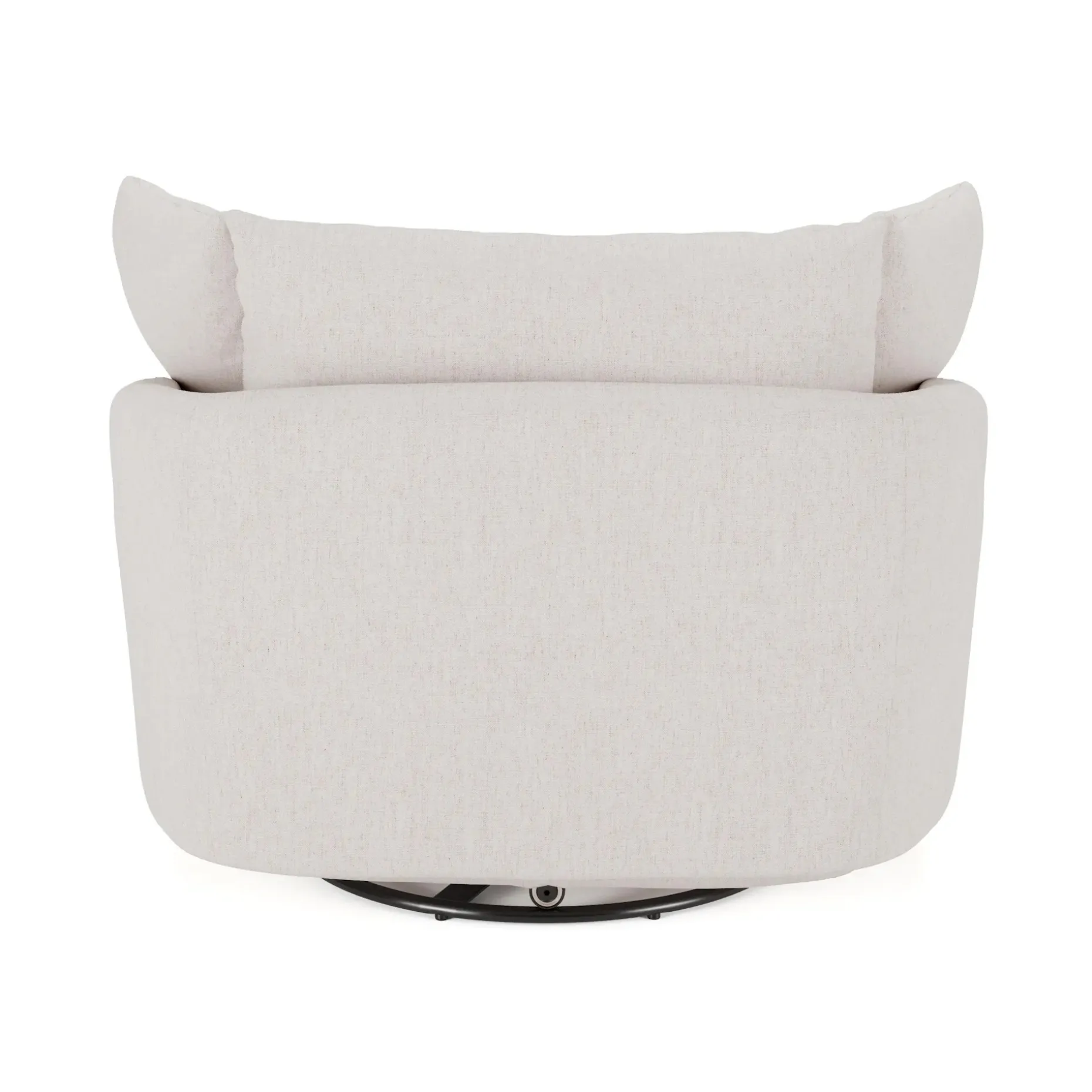 Leigh 47" Grand Swivel Lounge Chair - Napa White