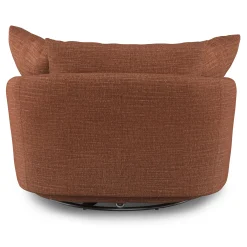 Leigh 47" Grand Swivel Lounge Chair - Napa Rust