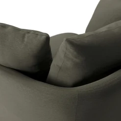 Leigh 47" Grand Swivel Lounge Chair - Silver Moss