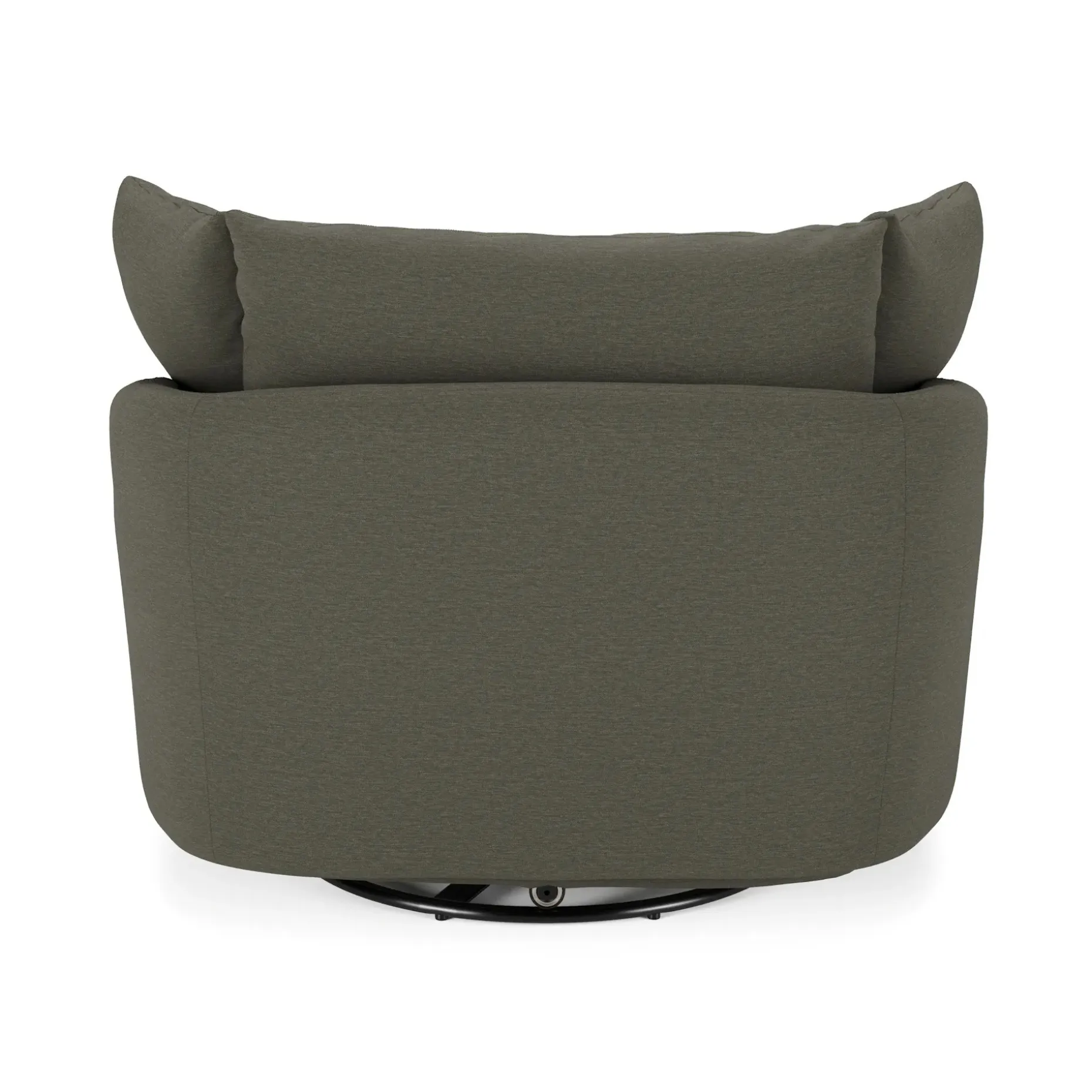 Leigh 47" Grand Swivel Lounge Chair - Silver Moss