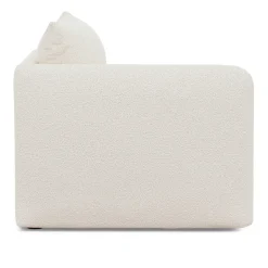 Leigh 46" Left Arm Module - Ivory Wool Bouclé