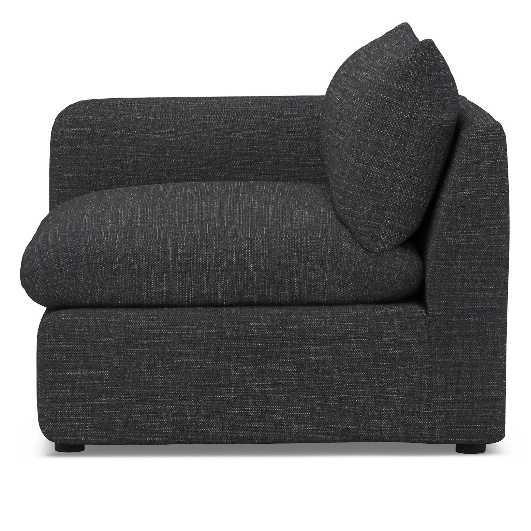 Leigh 46" Left Arm Module - Napa Charcoal