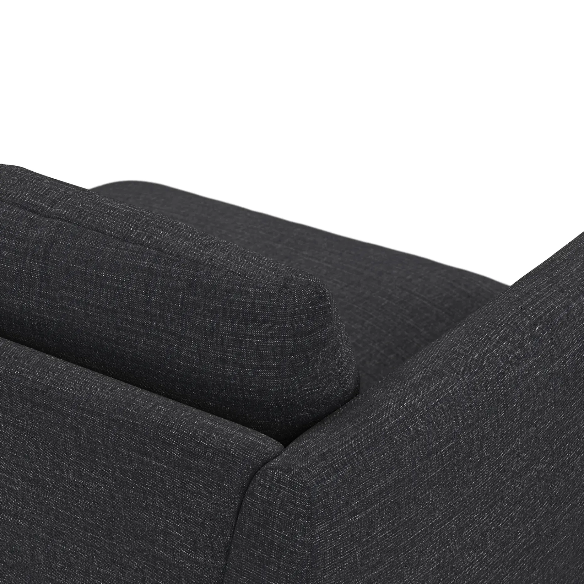 Leigh 46" Left Arm Module - Napa Charcoal