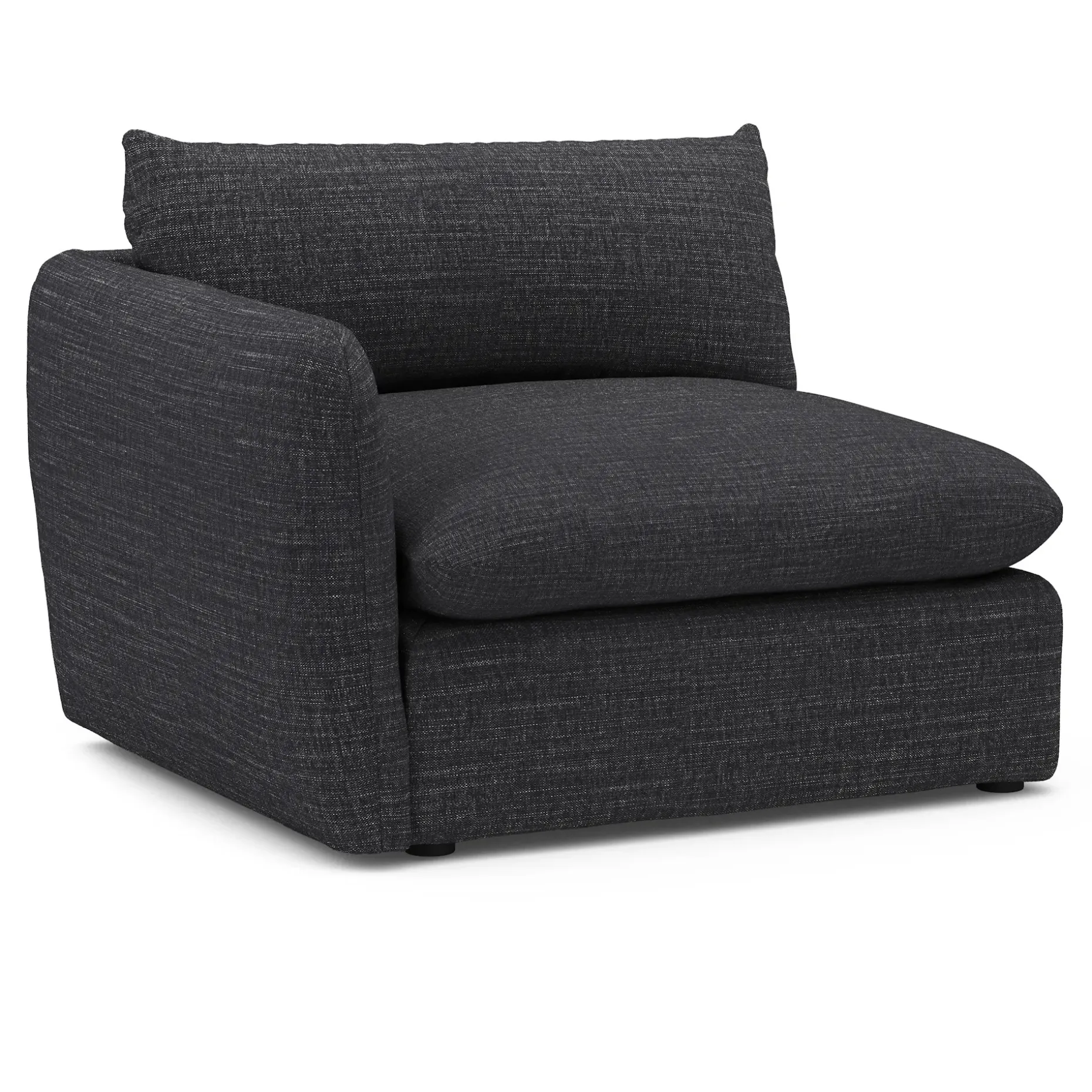 Leigh 46" Left Arm Module - Napa Charcoal