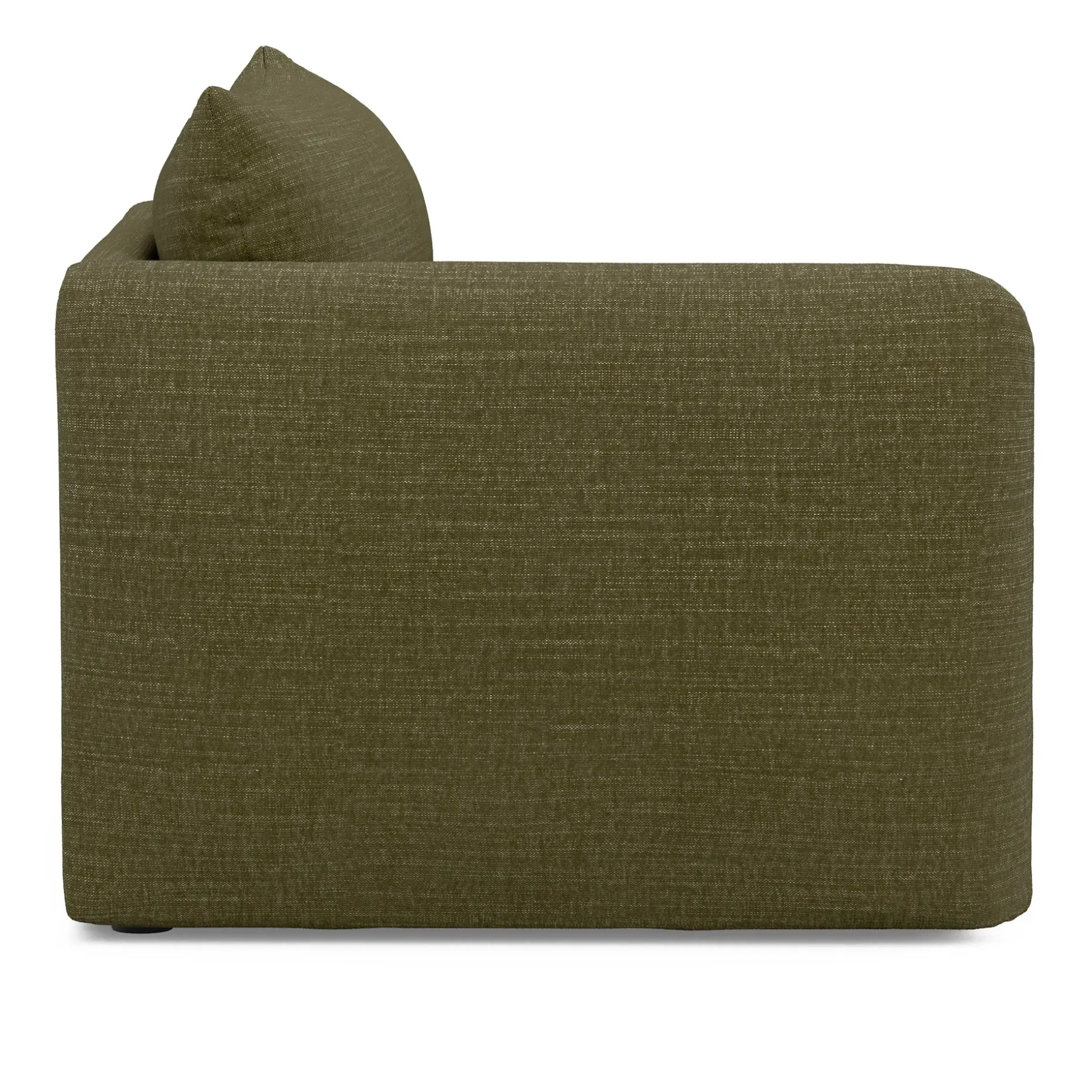 Leigh 46" Left Arm Module - Napa Moss