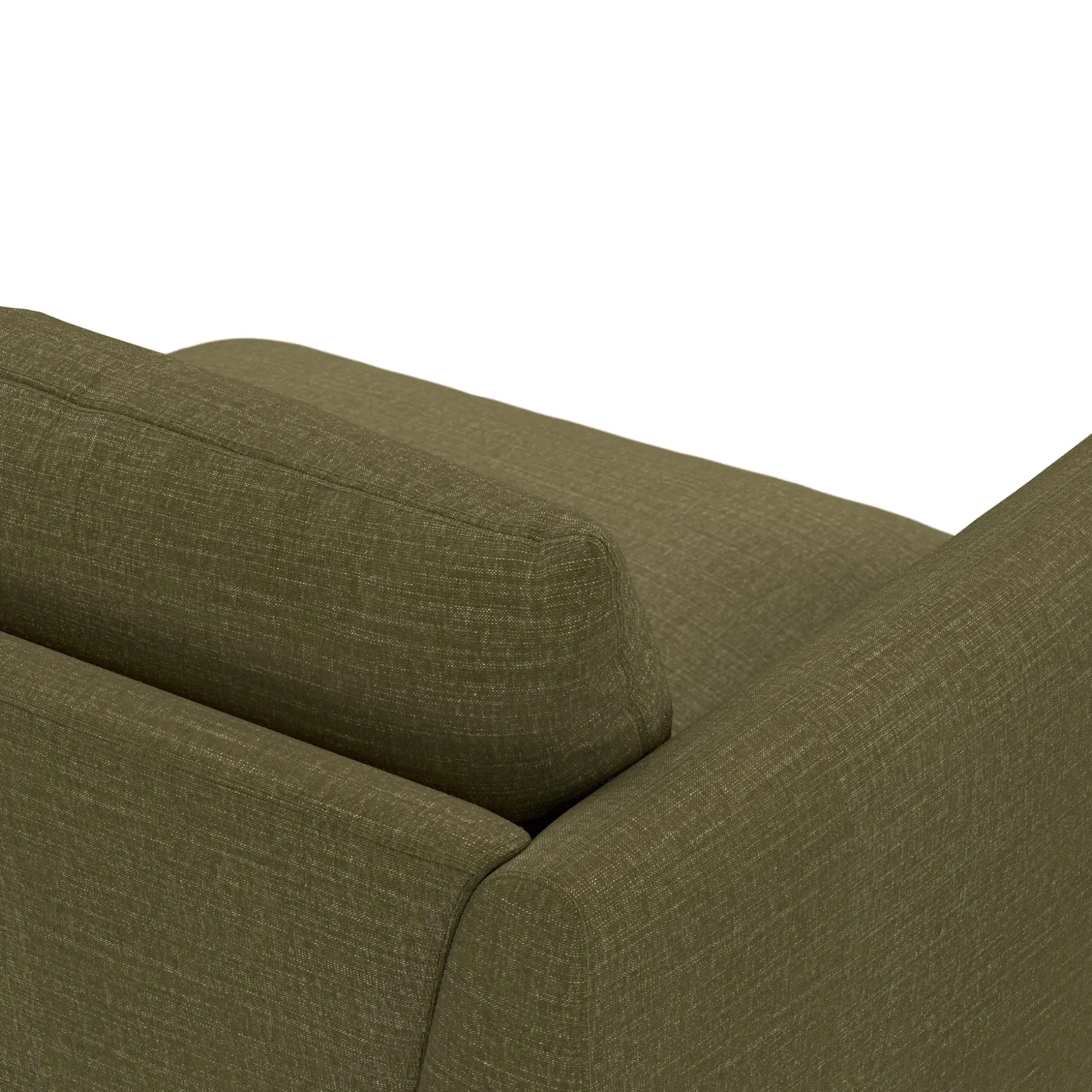 Leigh 46" Left Arm Module - Napa Moss