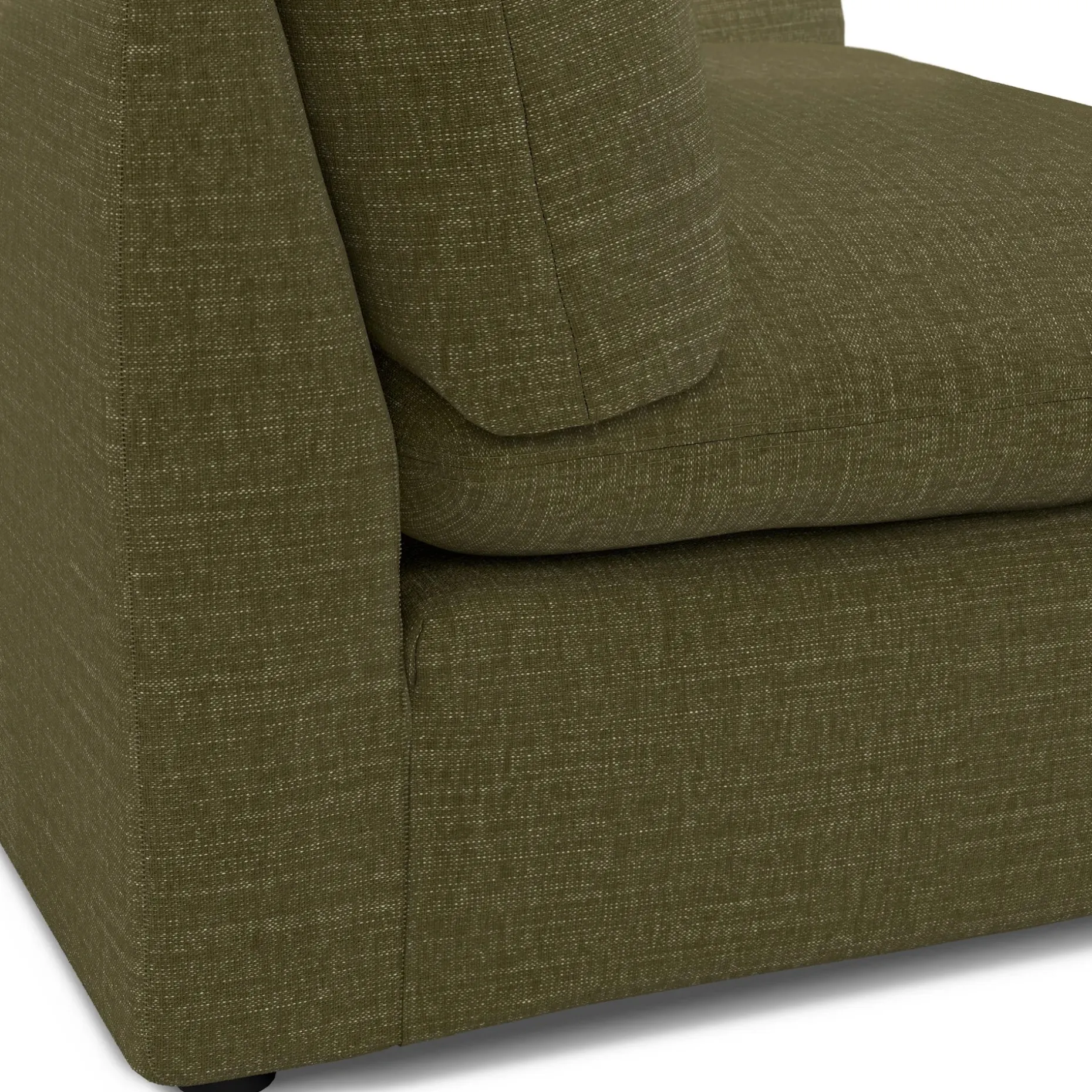 Leigh 46" Left Arm Module - Napa Moss