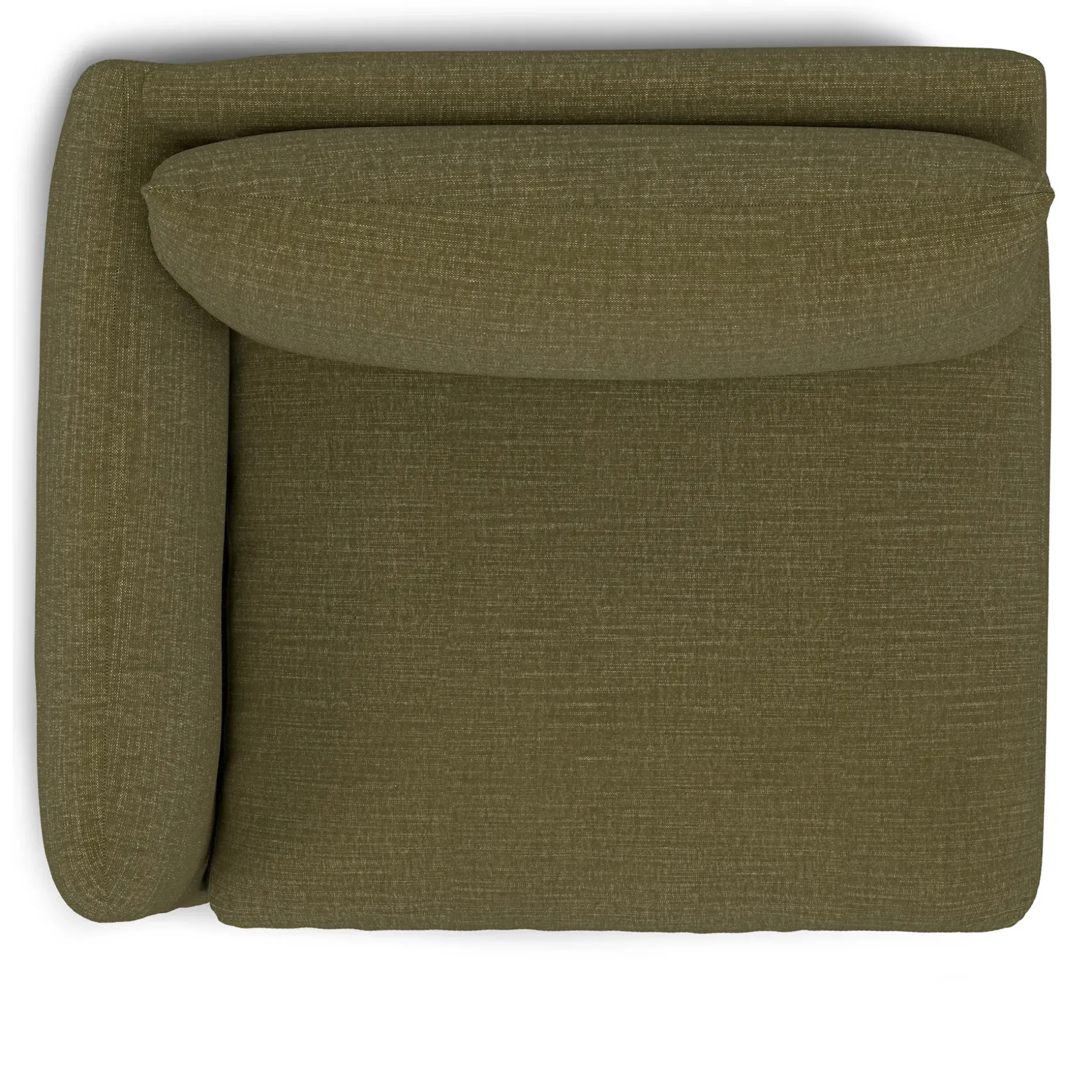 Leigh 46" Left Arm Module - Napa Moss