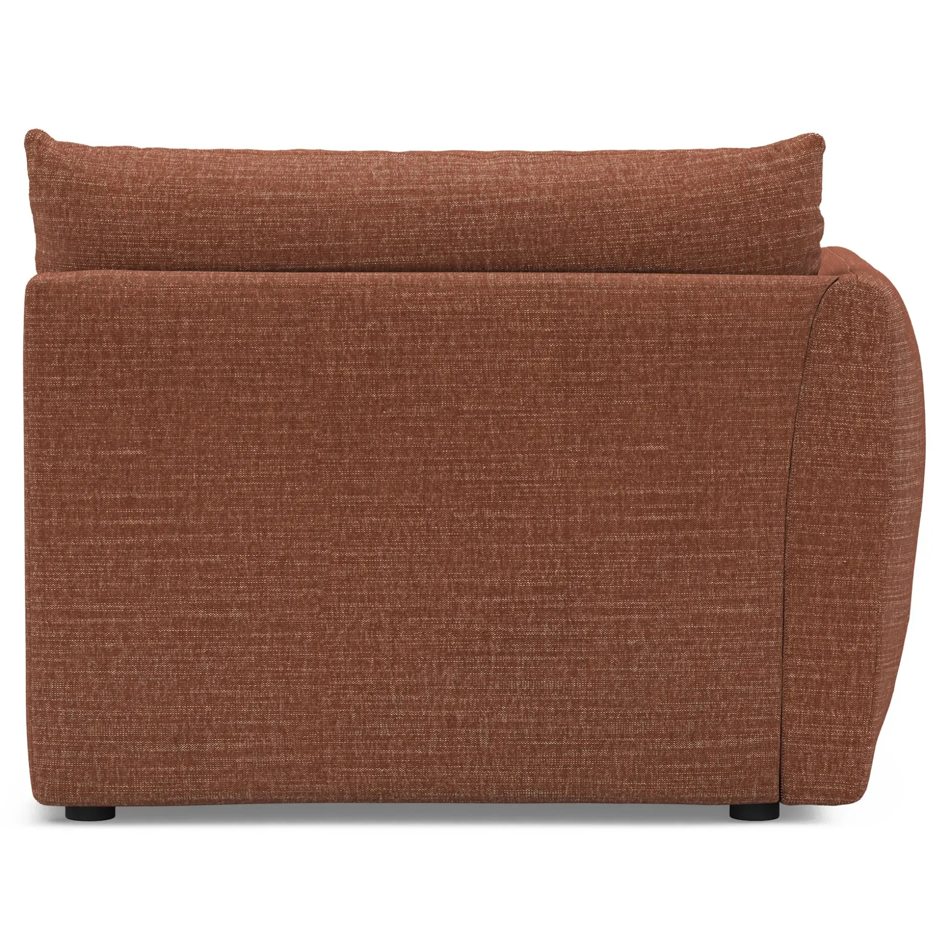 Leigh 46" Left Arm Module - Napa Rust