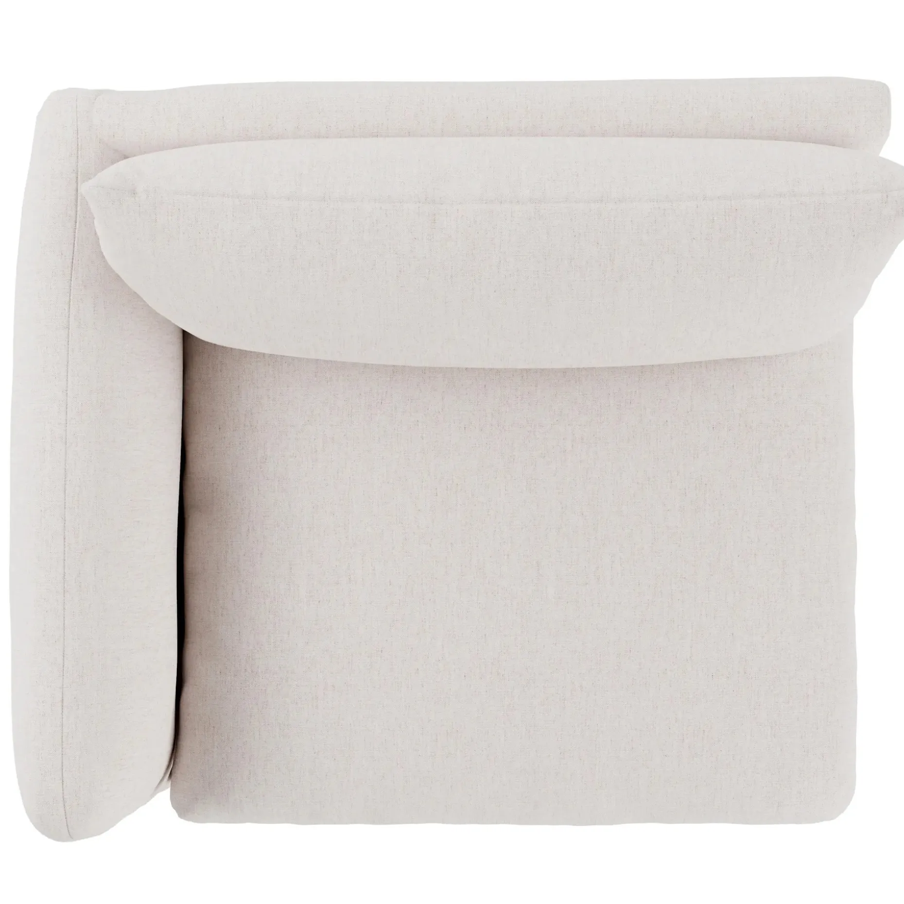 Leigh 46" Left Arm Module - Napa White