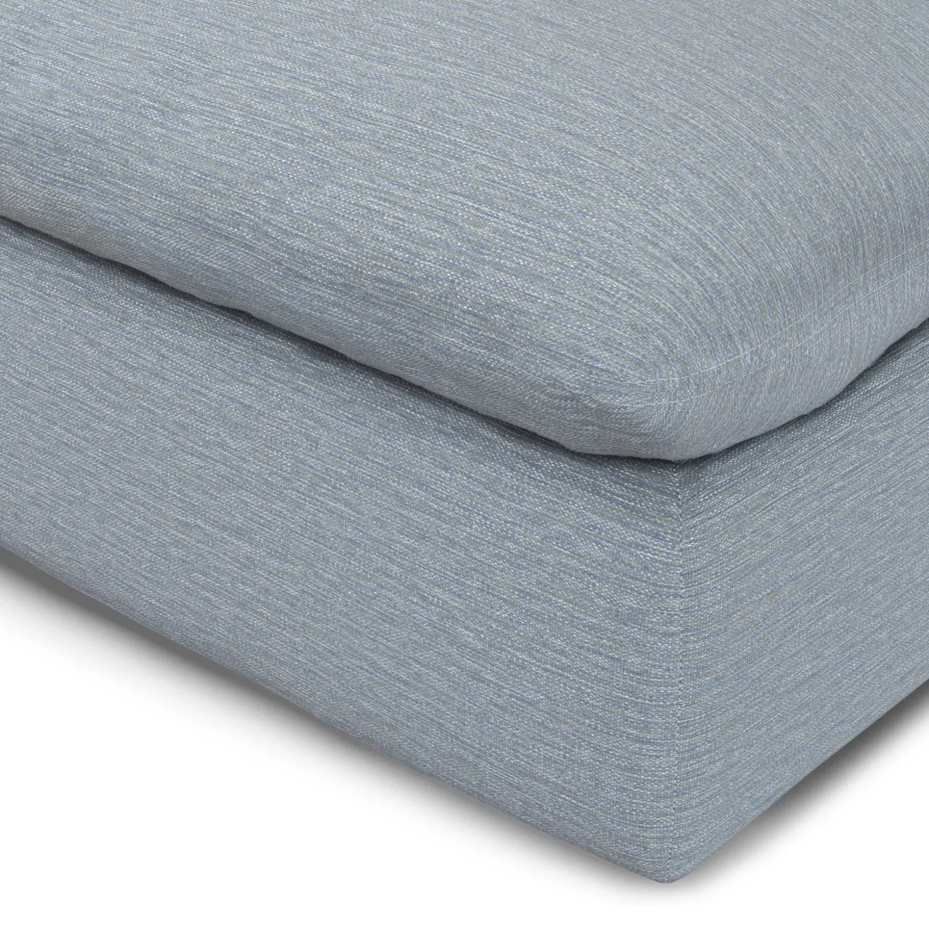 Leigh 46" Left Arm Module - Silver Light Blue